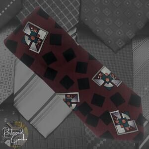 Abstract Geometric Shapes Tie